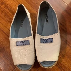 Authentic Prada Platform Espadrilles